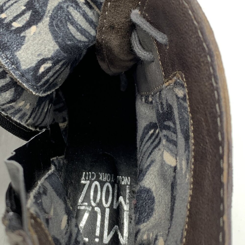 Miz Mooz Lace Up Boots Booties Sloanne Brown Women’s Sz EU 39/ US 8.5-9. #16 - Picture 11 of 13